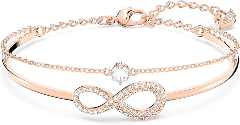 Embrace Eternal Love with SWAROVSKI Infinity Rose Gold Bracelet